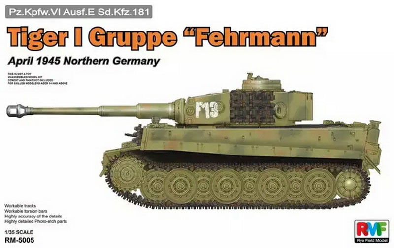 Tiger Gruppe Fehrmann April 1945