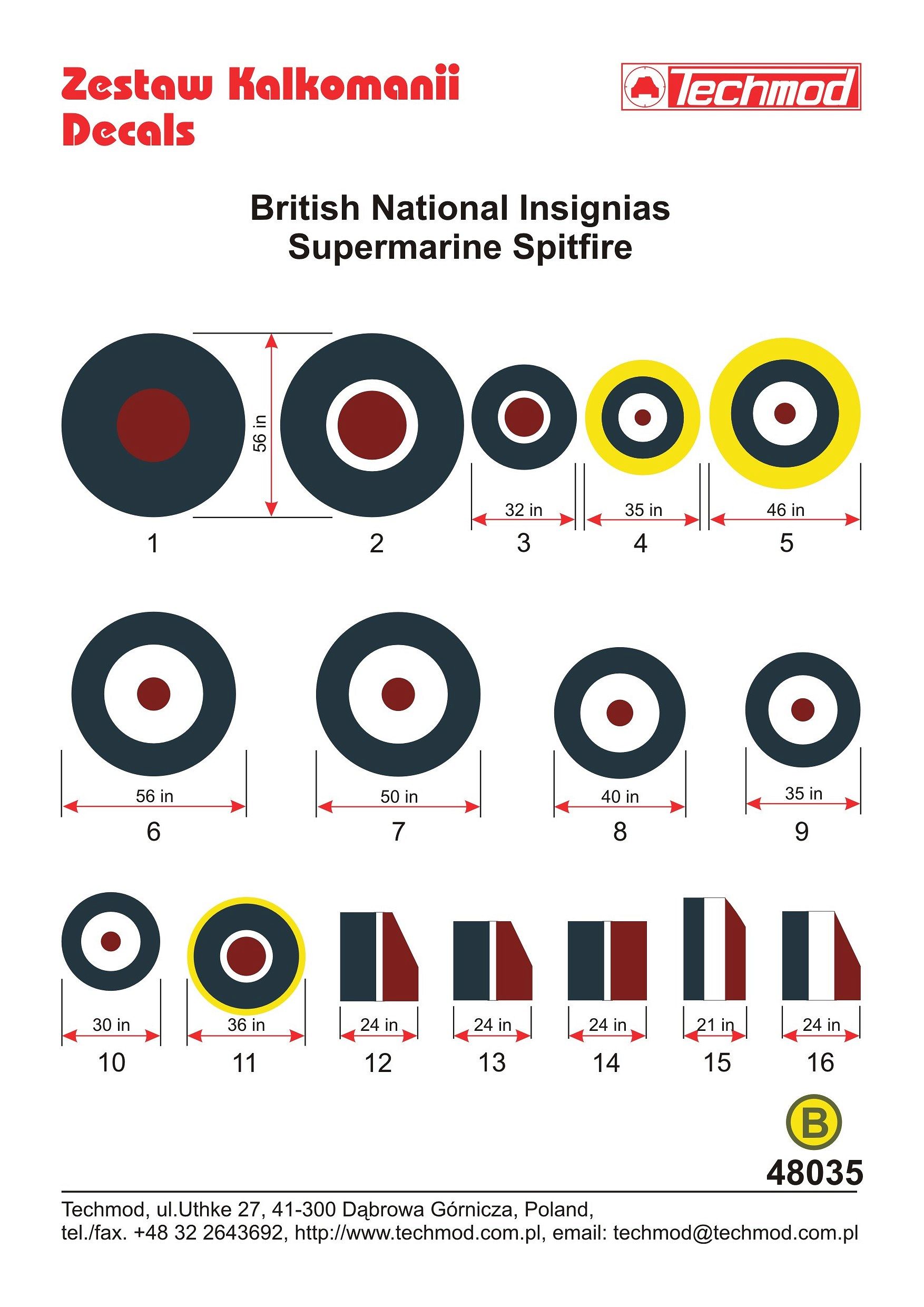Insygnia Anglia Spitfire