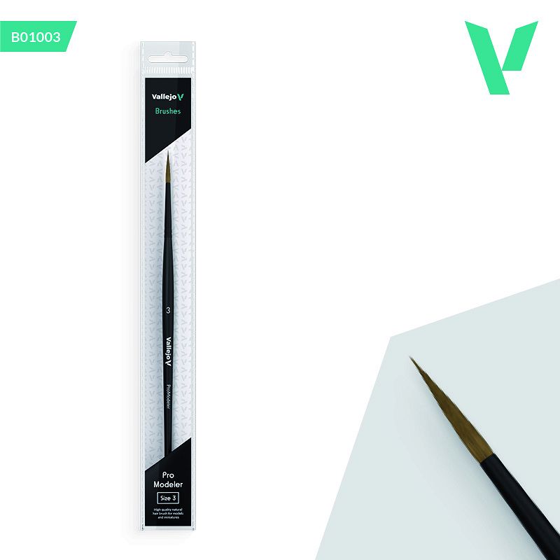 Pedzel Pro Modeler - naturalne włosie - 3