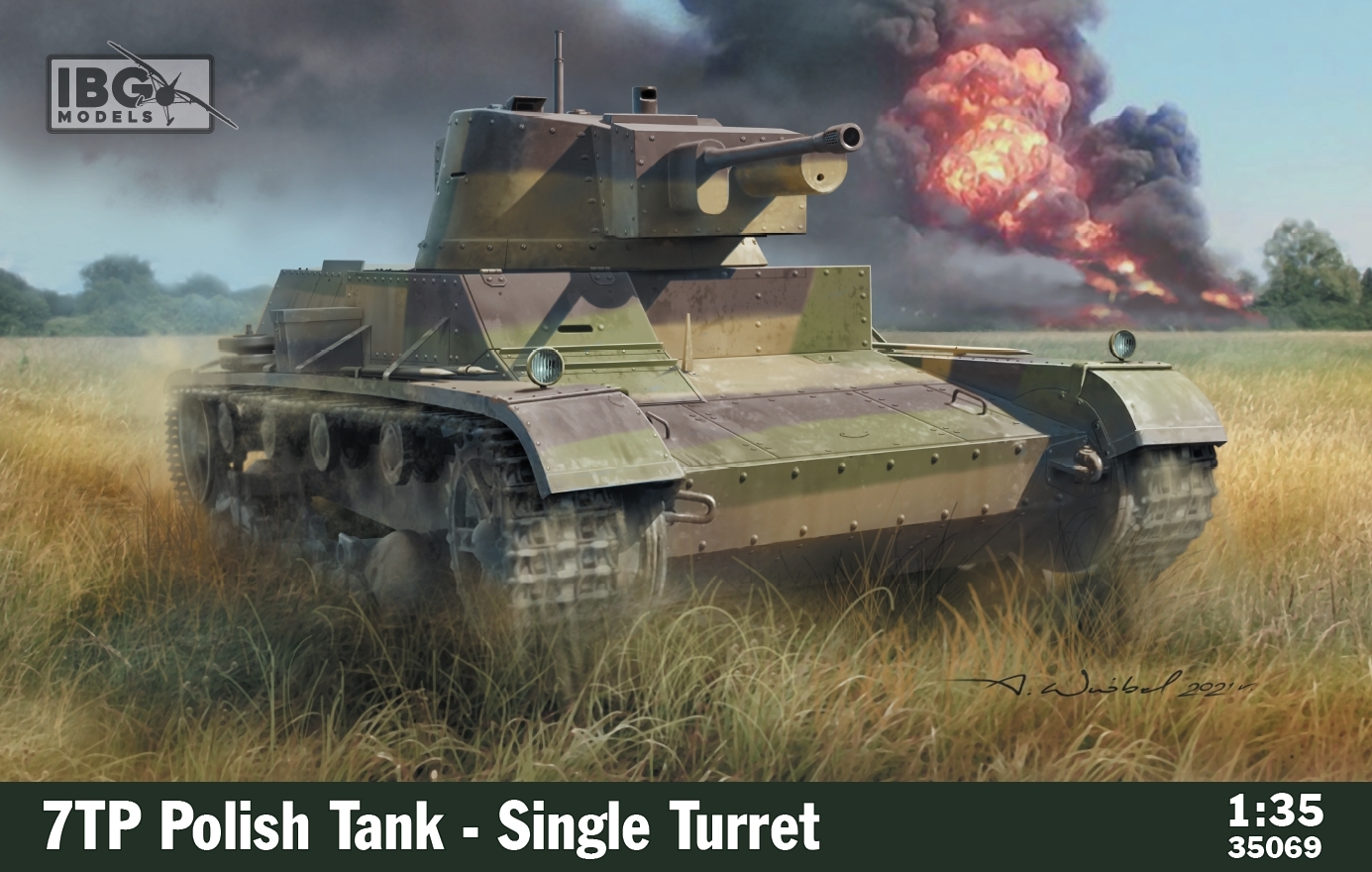 7TP Polish Tank Single Turret