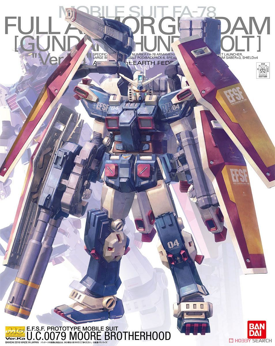 MG 1/100 FULLARMOR GUNDAM Ver.Ka (THUNDERBOLT)