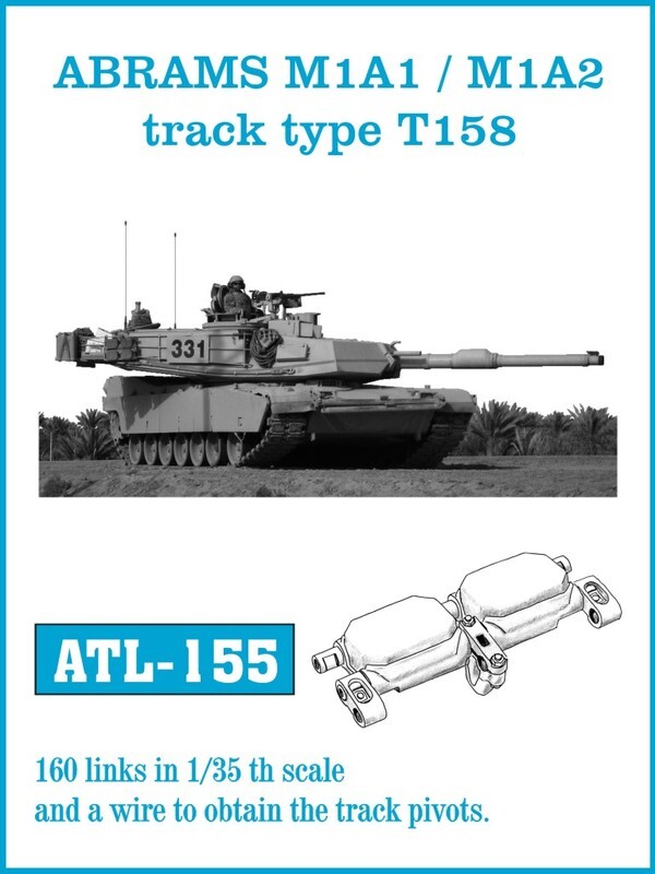 Abrams M1A1 / M1A2 track type T158