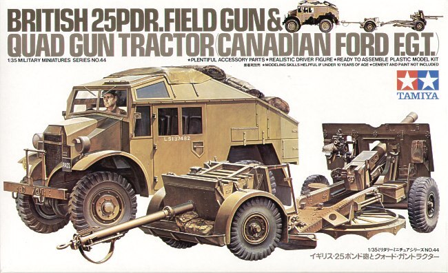 25PDR.Field Gun & Quad Gun Tractor