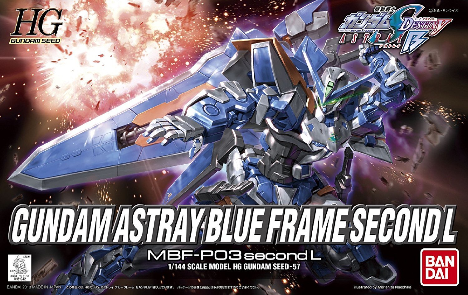 HG 1/144 GUNDAM ASTRAY BLUE FRAME SECOND L