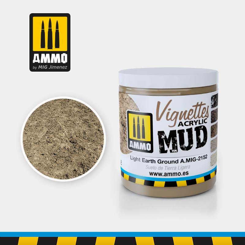 Light Earth Ground - Mud for Dioramas 100ml