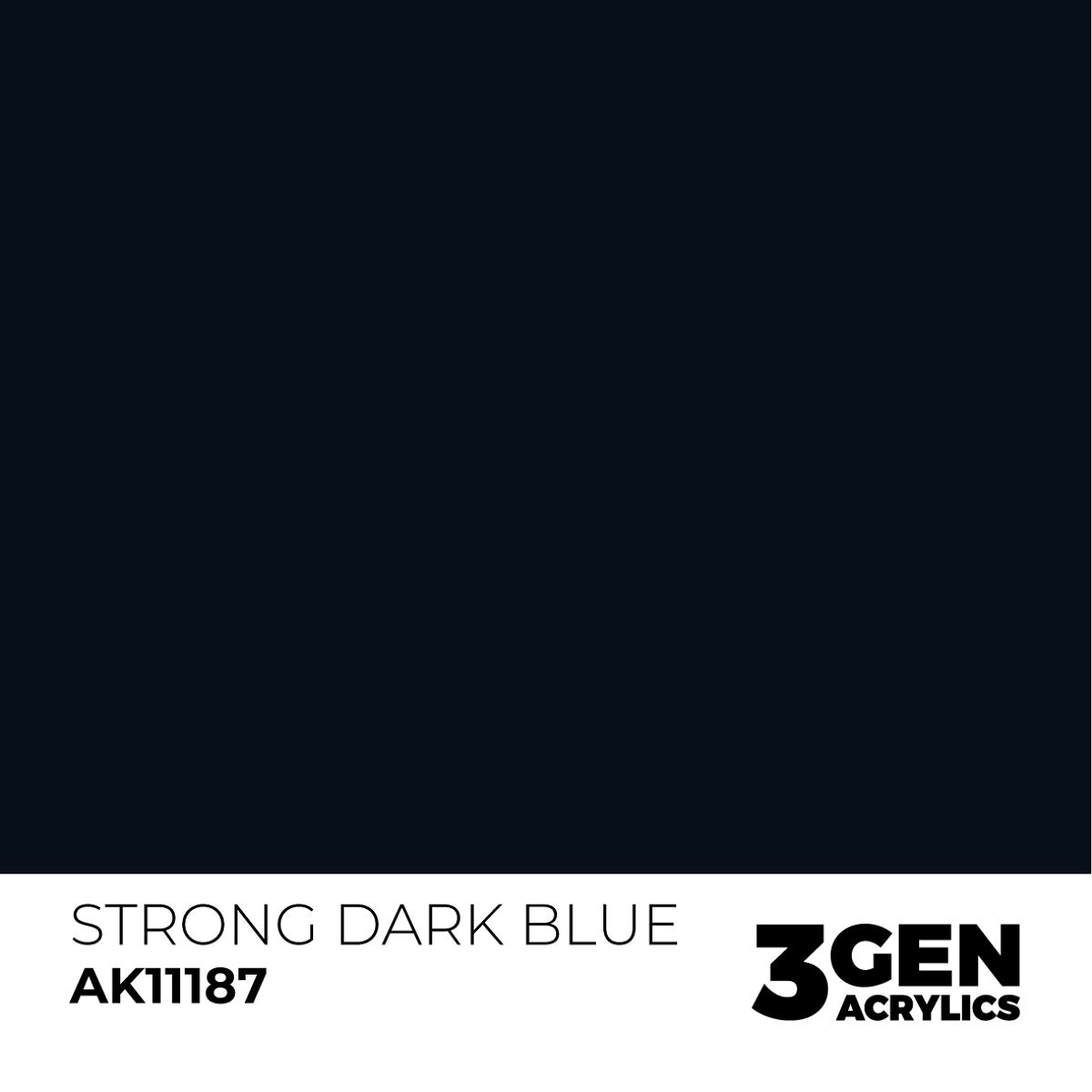 Acrylics 3GEN -  Strong Dark Blue