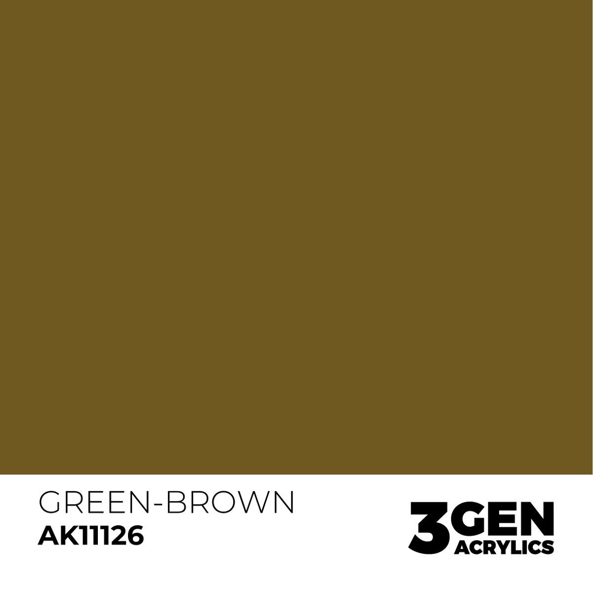 Acrylics 3GEN -  Green-Brown