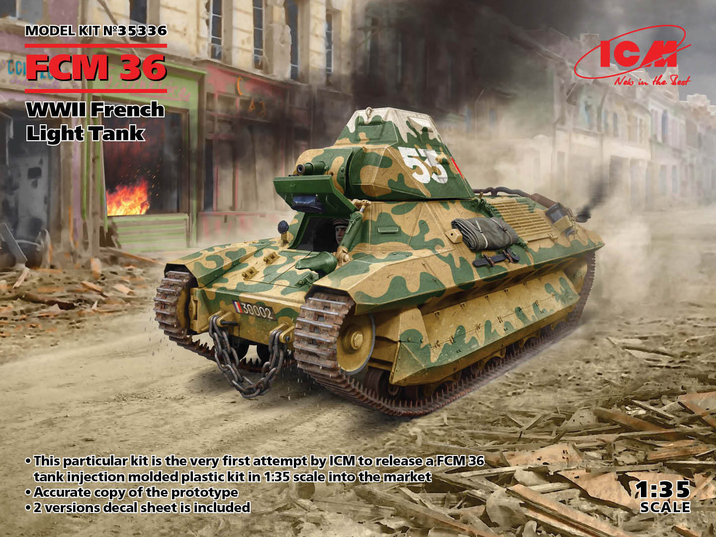 FCM 36 French Light Tank