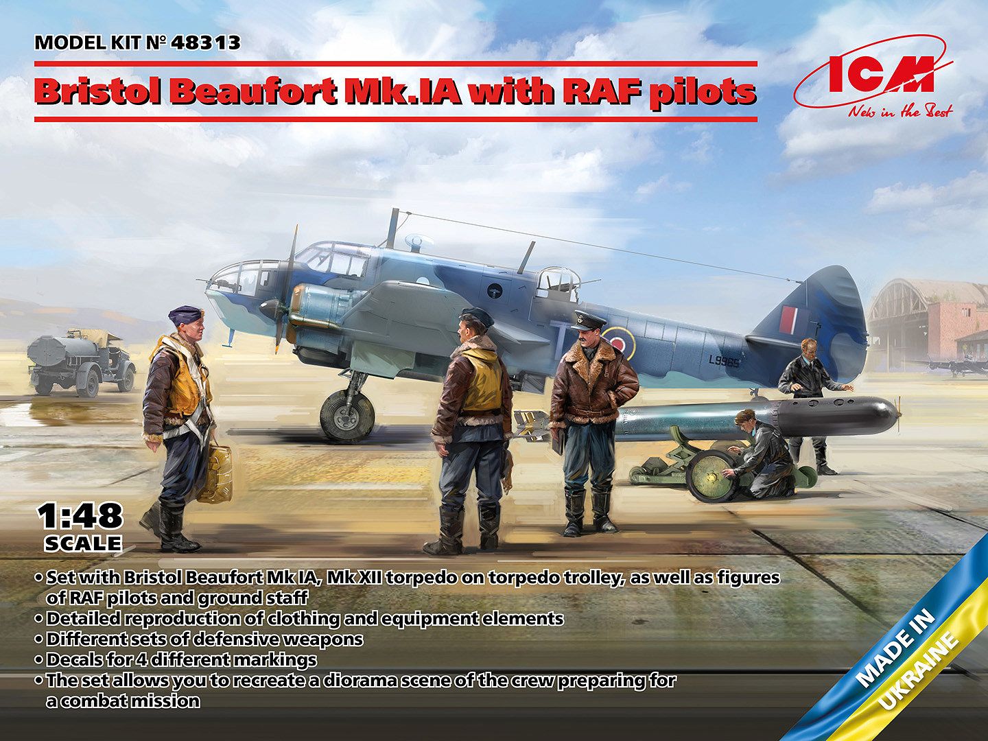 Bristol Beaufort Mk.Ia w/RAF pilots