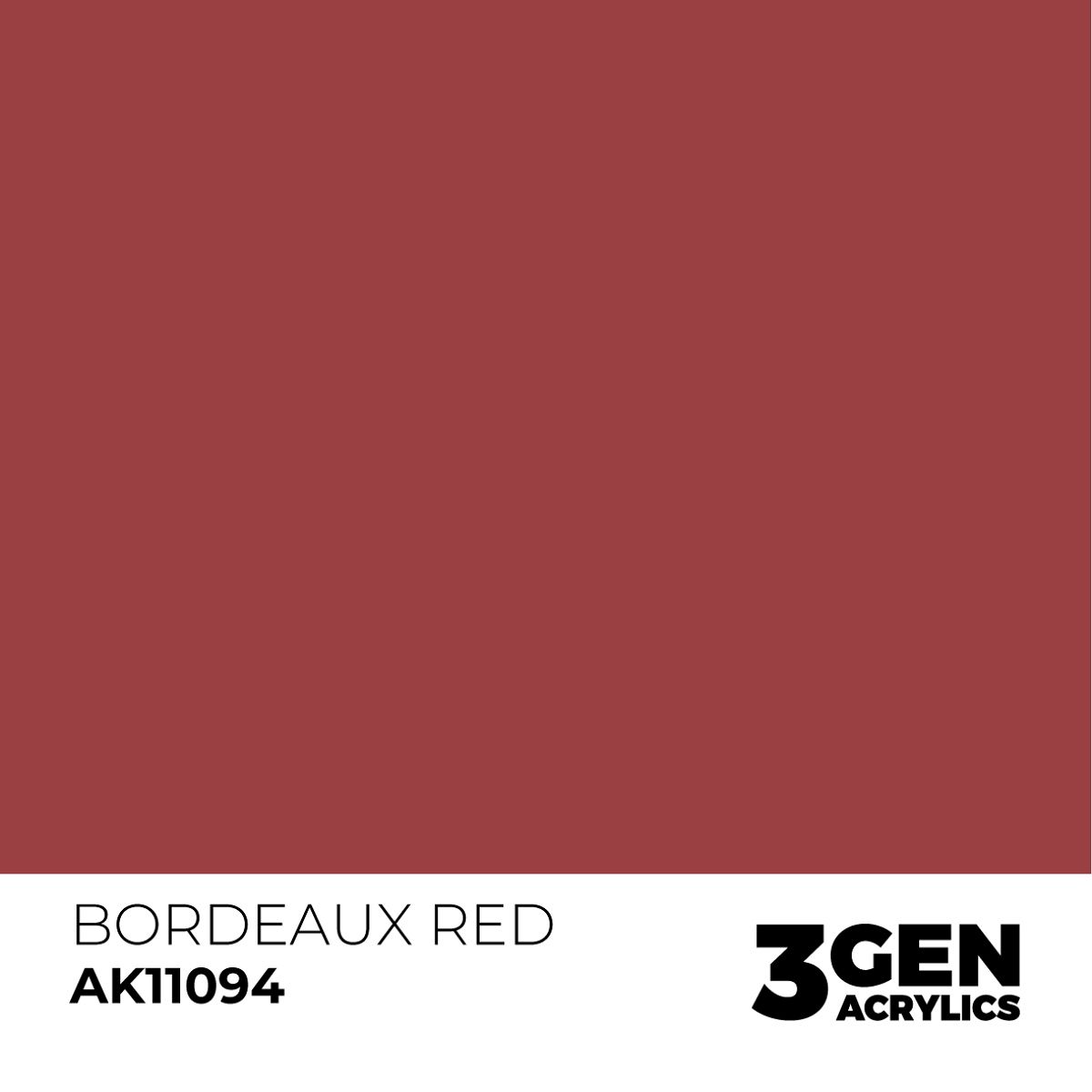 Acrylics 3GEN -  Bordeaux Red