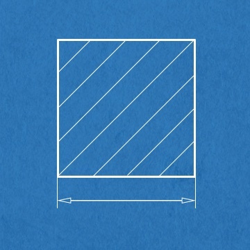 Profil kwadratowy 2.00 x 2.00 mm