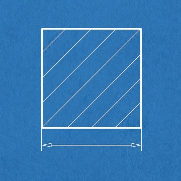 Profil kwadratowy 2.00 x 2.00 mm