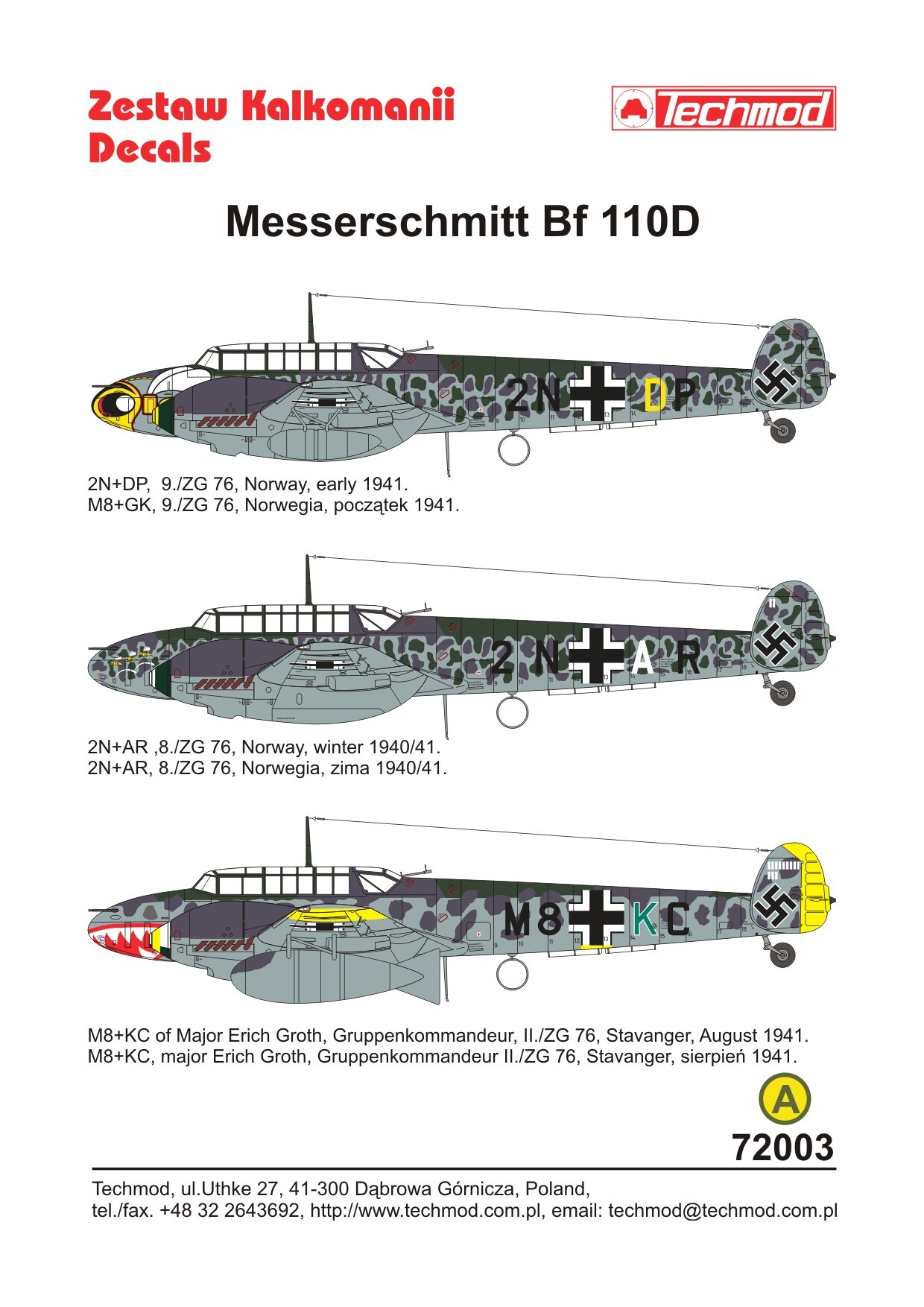 Messerschmitt Bf 110D