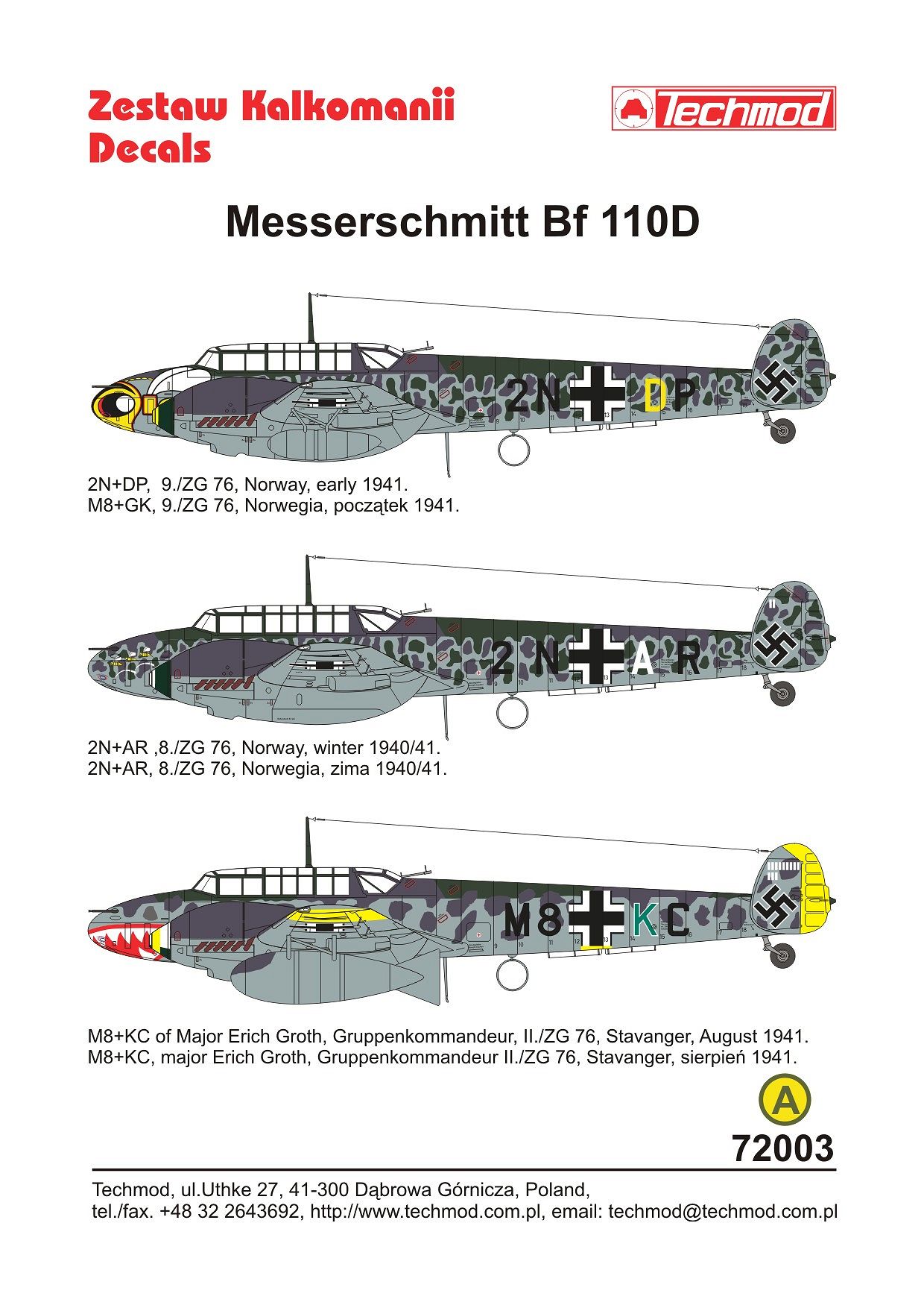 Messerschmitt Bf 110D
