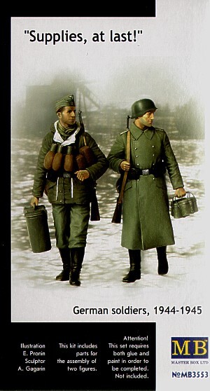 Suplies at last! German Soldiers