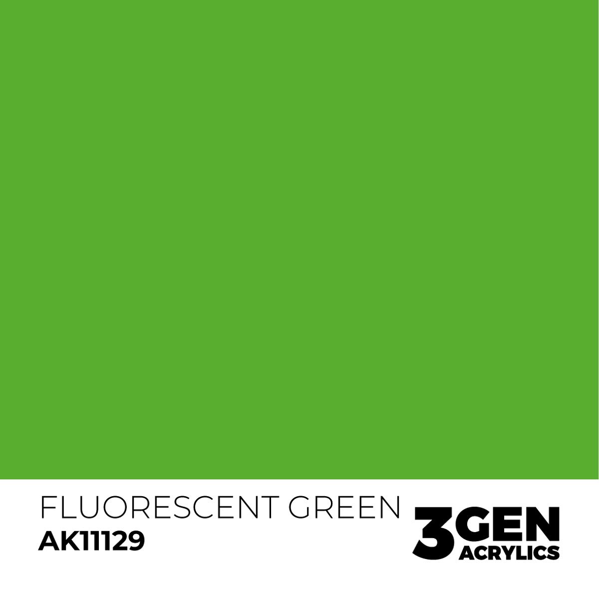 Acrylics 3GEN -  Fluorescent Green