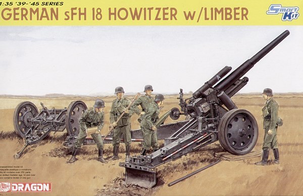 German sFH 18 Howitzer w/Limber