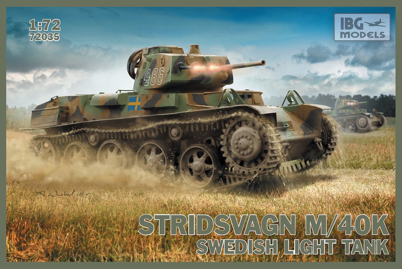 Stridvagn M/40K Swedish Light Tank