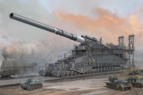 German 80cm Railway Gun "Dora"