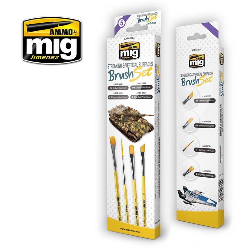 Streaking and Vertical Surfeces Brush Set