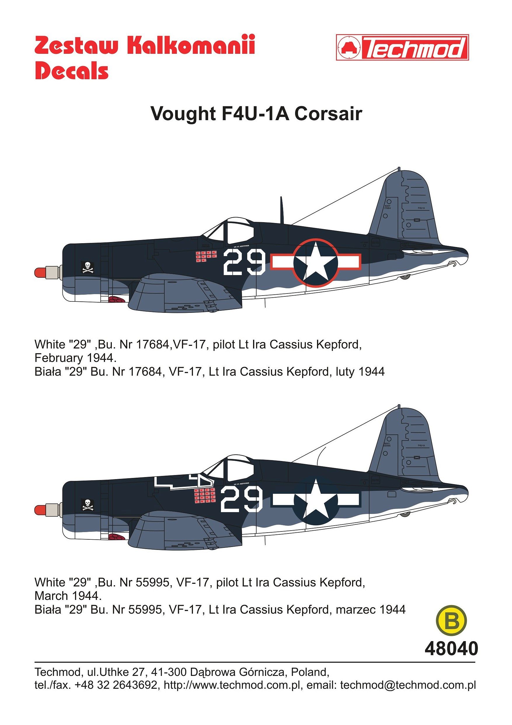 Vought F4U-1A Corsair