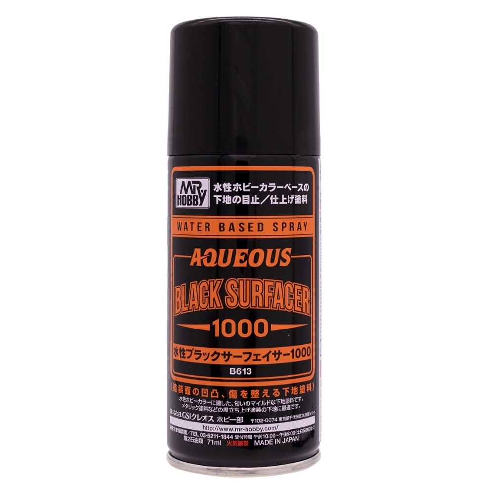 B-613 Aqueous Black Surfacer 1000