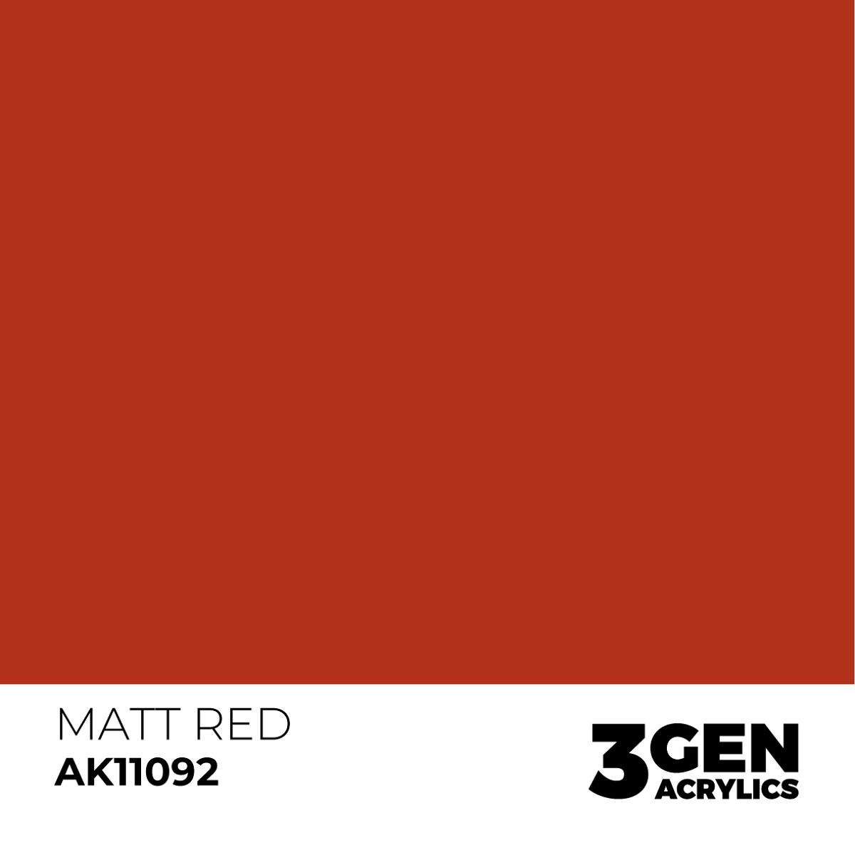Acrylics 3GEN -  Matt Red