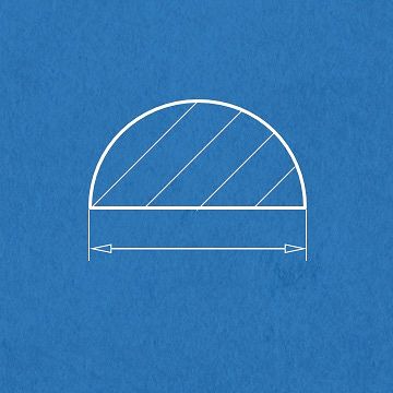 Profil półokrągły 2.00 mm