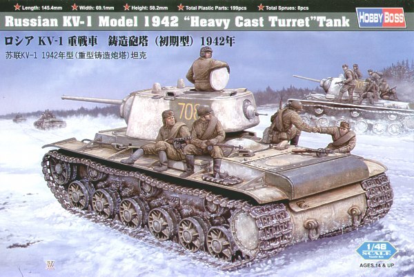 Russian KV-1 Model 1942 "Heavy Cast Turret" Tank