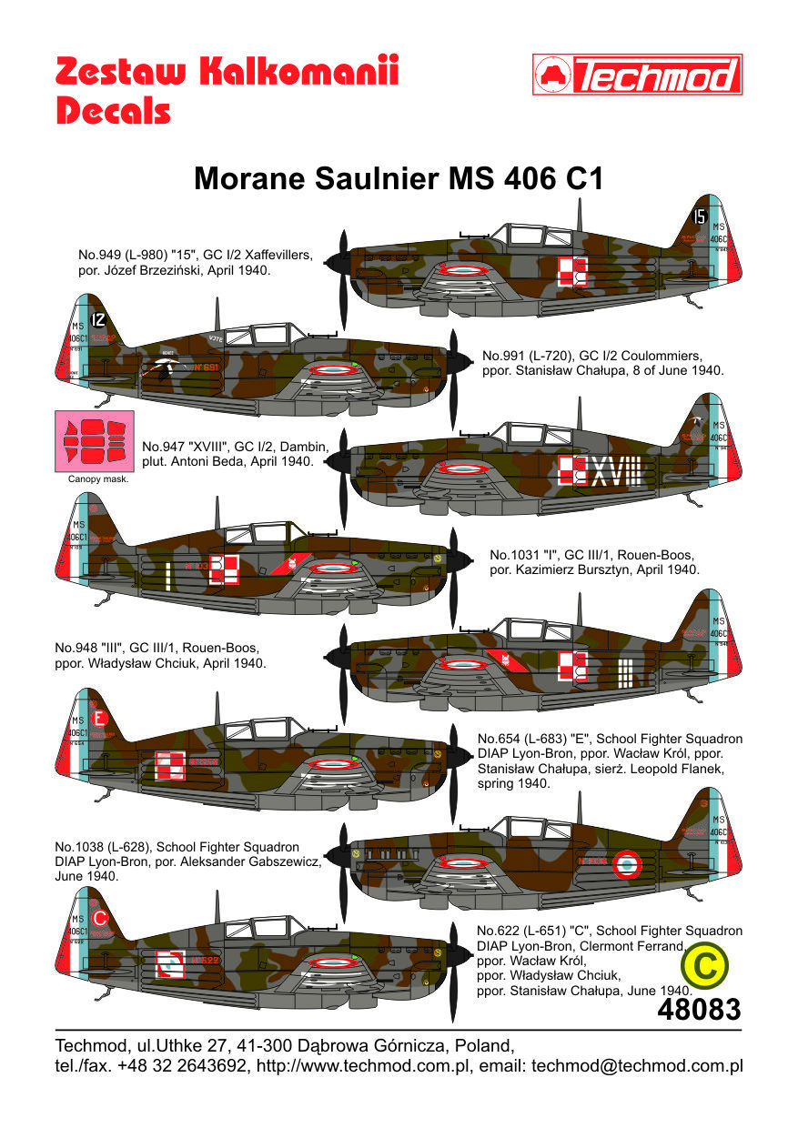 Morane Saulnier MS 406C1