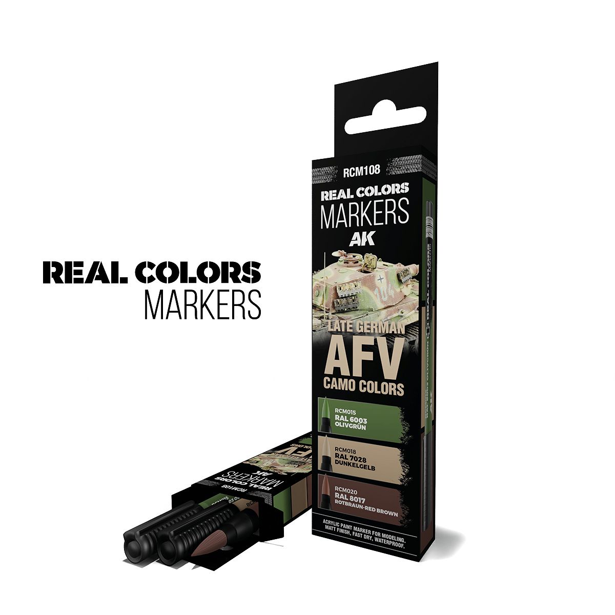 RC Markers - Late German Camo - Set 3 Markers