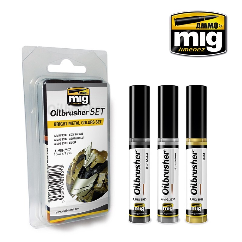 Bright Metal Set - Oilbrusher Set