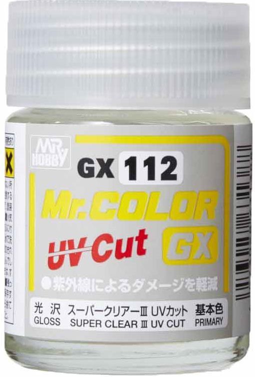 GX-112 Super Clear III UV Cut Gloss (18 ml)