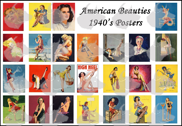 American Beauties 1940's Posters