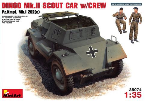 Dingo MK.II Scout Car w/Crew Pz.Kpfw. Mk.I 202(e)