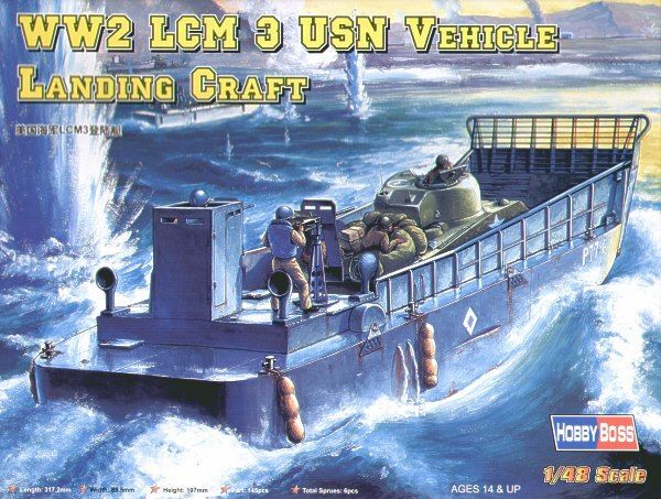 WW2 LCM 3 USN Vehicle Landing Craft
