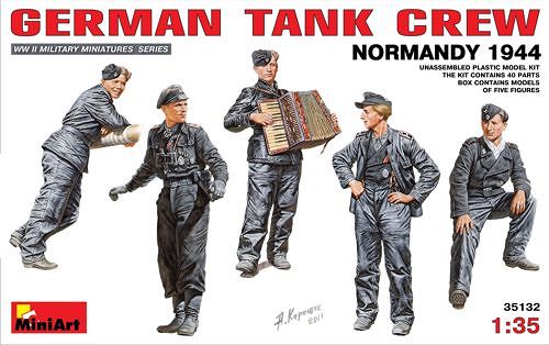 German Tank Crew Normandy 1944