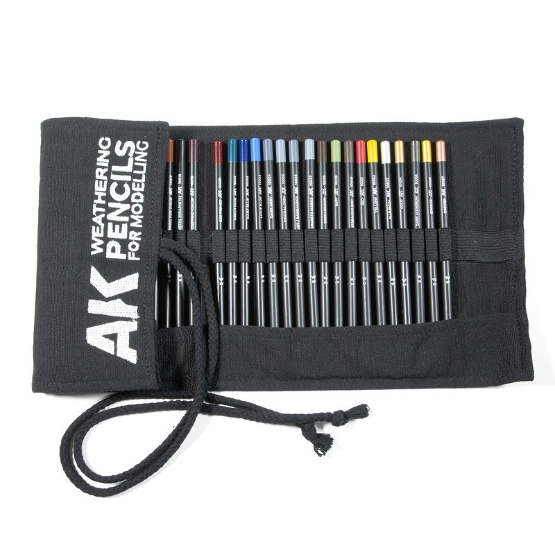 Weathering Pencils Full Range Cloth Case 37pcs