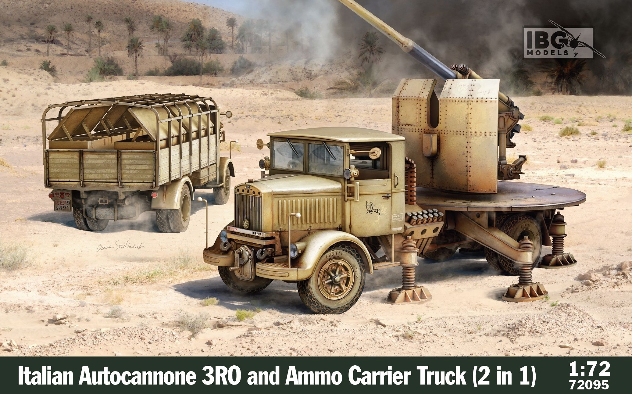Italian Autocannone 3RO Ammo Carrier Truck