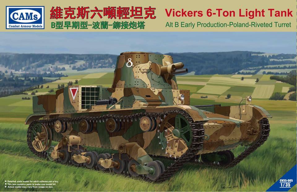 Vickers 6-Ton light tank Poland Riveted Turret