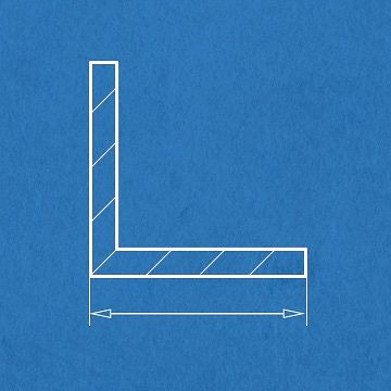 Profil L 2.50 mm (.100")