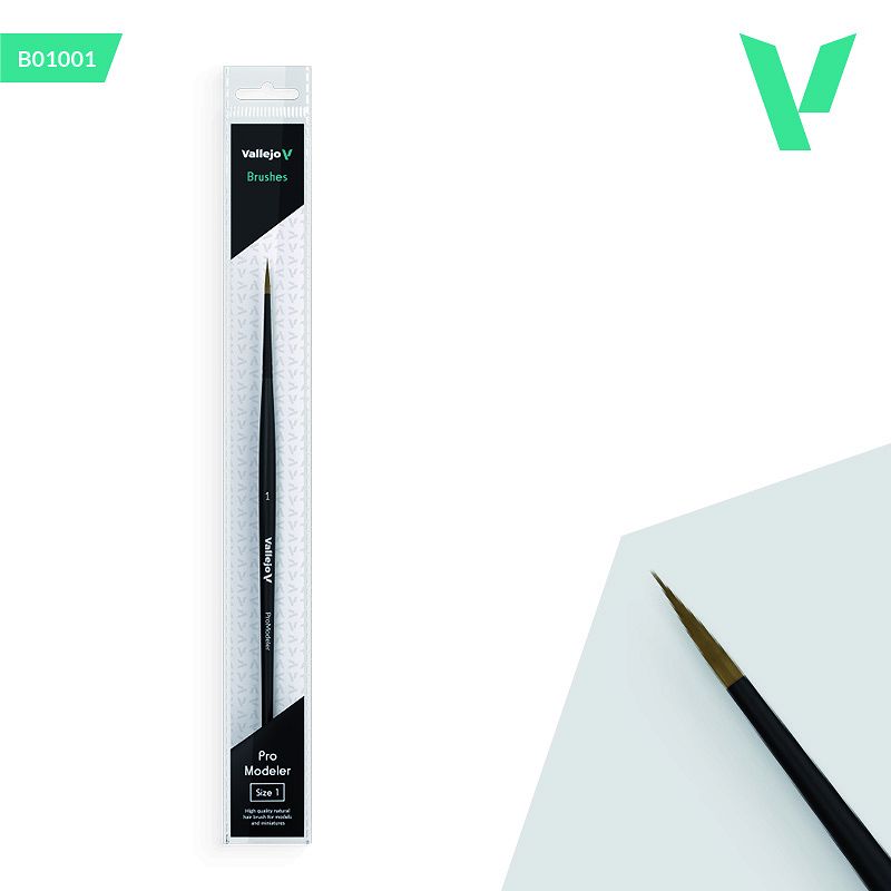 Pedzel Pro Modeler - naturalne włosie - 1