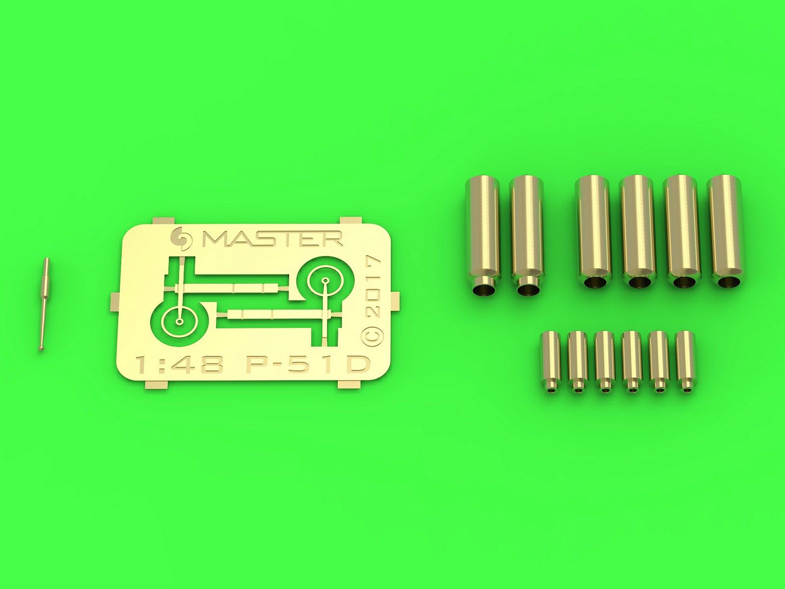 P-51D - detale uzbrojenia i celownika