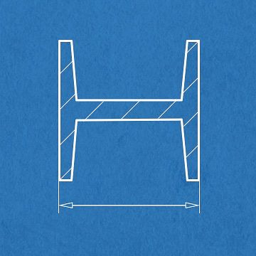 Profil H 2.00 mm (.080")