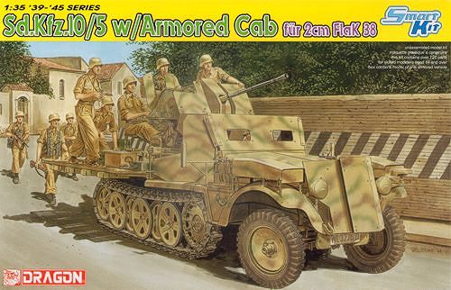 Sd.Kfz.10/5 w/Armored Cab fur 2cm FlaK 38
