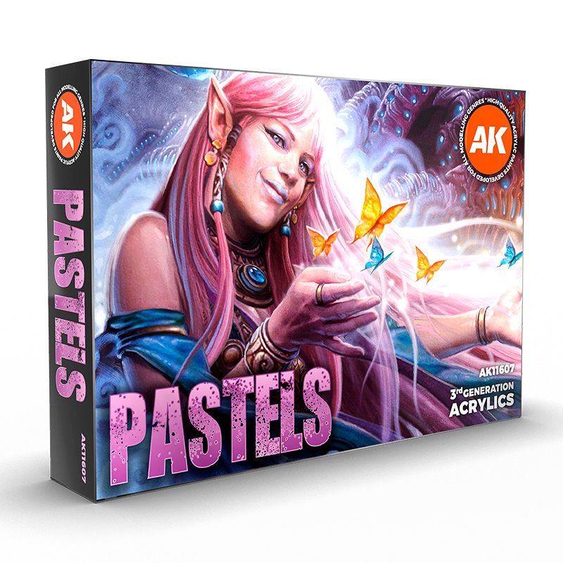 Acrylics 3GEN - Pastels Colors Set