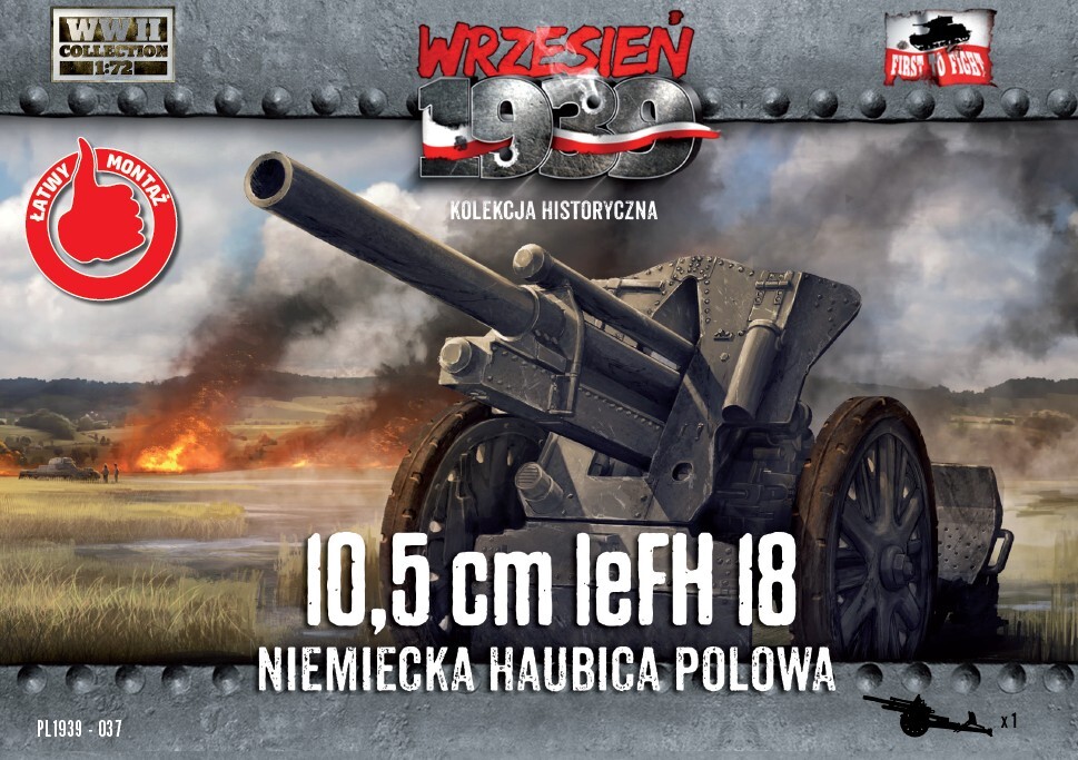 Wrzesień 1939 - 37 - 10,5 cm leFH 18