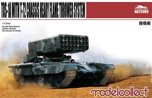 TOS-1A Heavy Thrower System T-72 Chassis