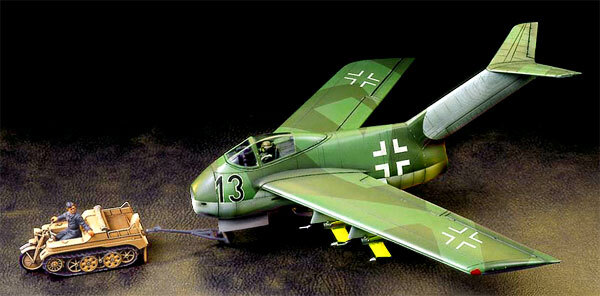 Focke Wulf Ta183A "Huckebein" w/Kettenkraftrad