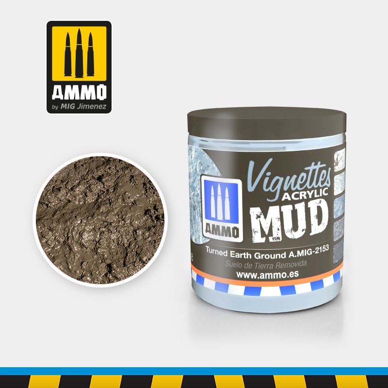 Turned Earth Ground - Mud for Dioramas 100ml